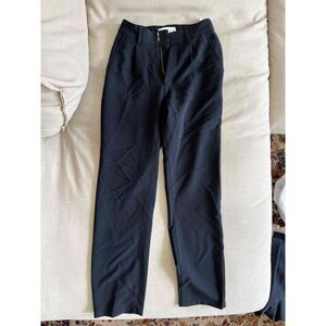 Abercrombie Womens Black Slim Pleated Trousers Size XXS